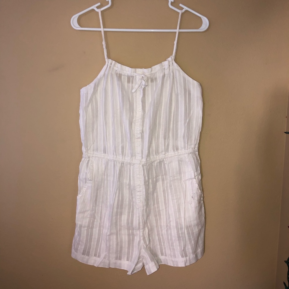 All-white Mossimo romper